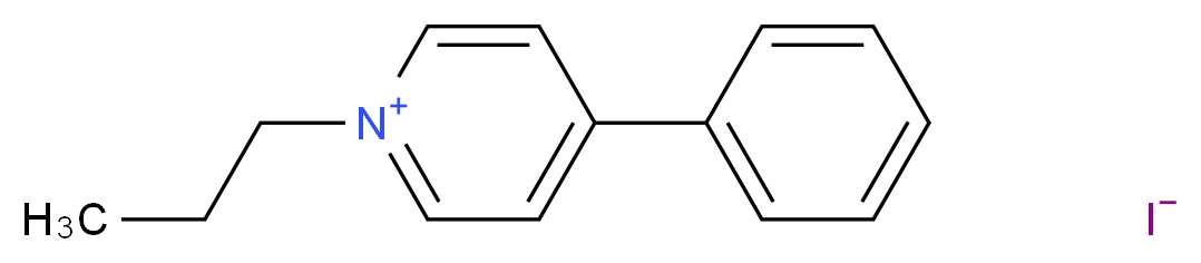 4-phenyl-1-propylpyridin-1-ium iodide_分子结构_CAS_27132-46-3