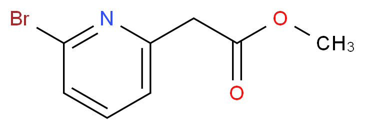 methyl (6-bromo-2-pyridinyl)acetate_分子结构_CAS_907191-65-5)