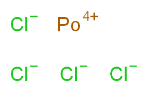 λ<sup>4</sup>-polonium(4+) ion tetrachloride_分子结构_CAS_10026-02-5