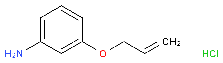 3-(Allyloxy)aniline hydrochloride_分子结构_CAS_102879-28-7)