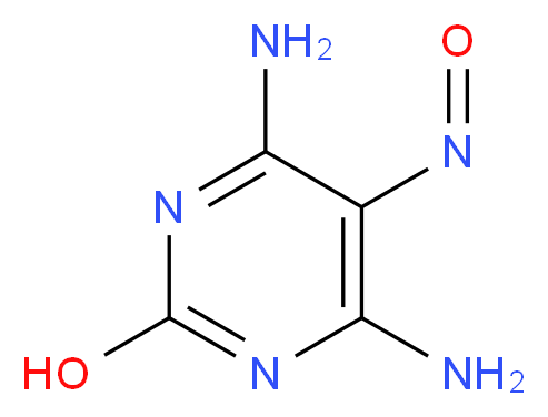 4,6-Diamino-2-hydroxy-5-nitrosopyrimidine_分子结构_CAS_89033-55-6)