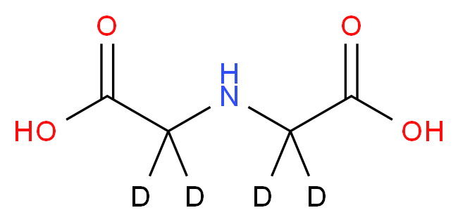 2-{[carboxy(<sup>2</sup>H<sub>2</sub>)methyl]amino}(<sup>2</sup>H<sub>2</sub>)acetic acid_分子结构_CAS_21386-66-3