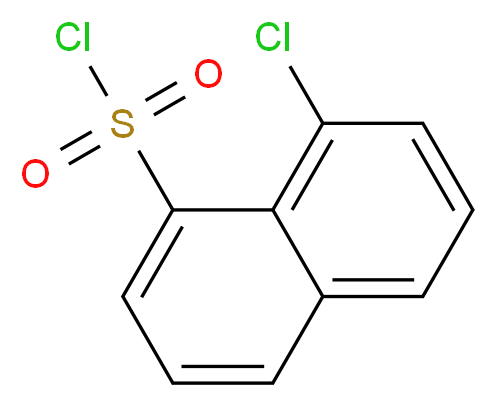8-chloro-1-naphthalenesulfonyl chloride_分子结构_CAS_82-74-6)