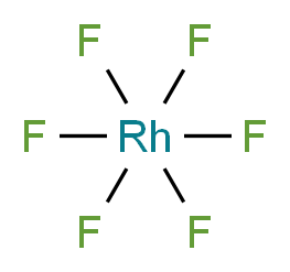 hexafluororhodium_分子结构_CAS_13693-07-7