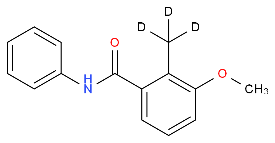 3-Methoxy-2-methyl-N-phenylbenzamide-d3_分子结构_CAS_1020719-60-1)