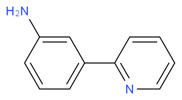 3-(pyridin-2-yl)aniline_分子结构_CAS_15889-32-4