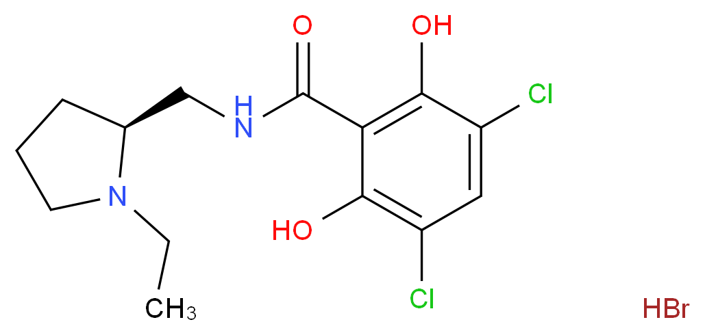 S-(+)-O-Desmethylraclopride hydrobromide_分子结构_CAS_113310-88-6)