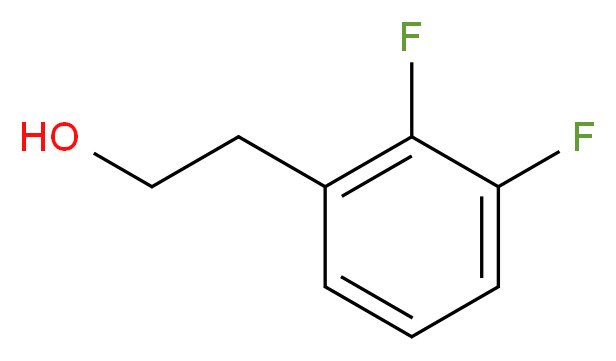 2-(2,3-difluorophenyl)ethan-1-ol_分子结构_CAS_)