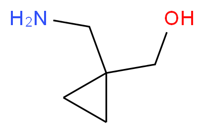 [1-(aminomethyl)cyclopropyl]methanol_分子结构_CAS_45434-02-4