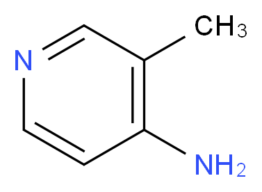 3-methylpyridin-4-amine_分子结构_CAS_1990-90-5