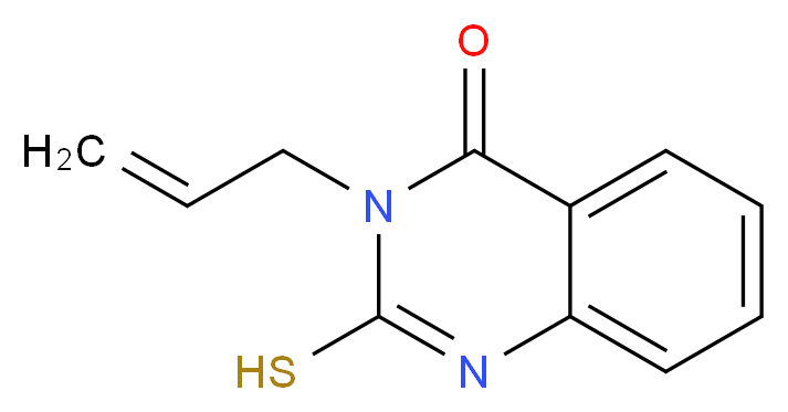 3-(prop-2-en-1-yl)-2-sulfanyl-3,4-dihydroquinazolin-4-one_分子结构_CAS_21263-59-2