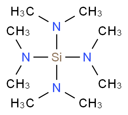 四(二甲基氨基)硅烷_分子结构_CAS_1624-01-7)