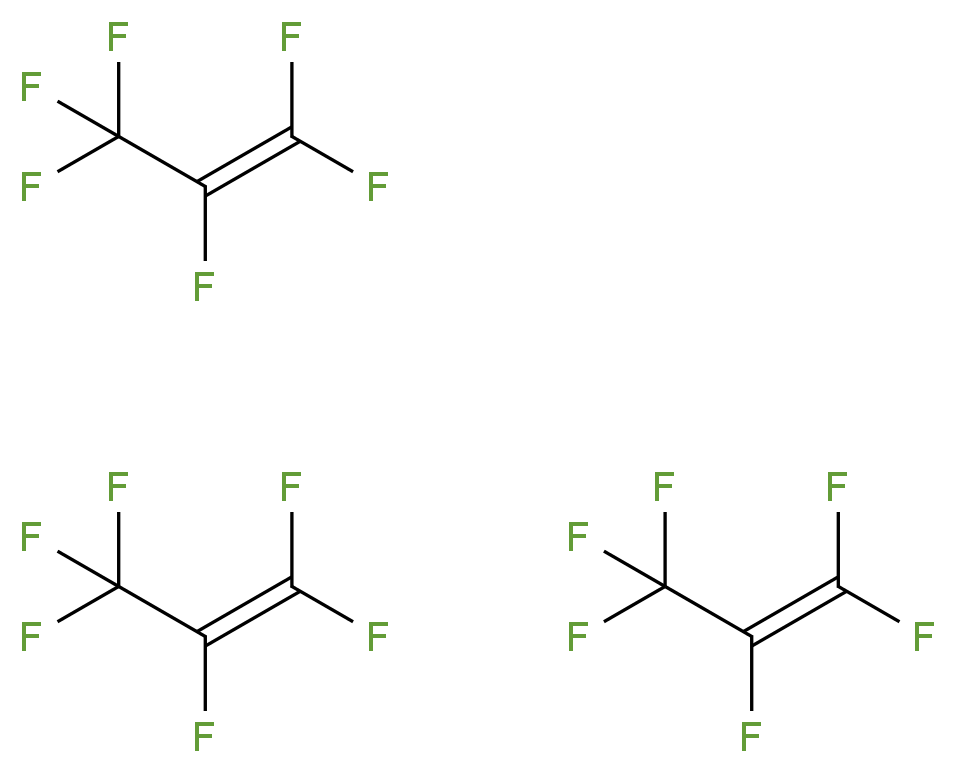 tris(hexafluoroprop-1-ene)_分子结构_CAS_6792-31-0