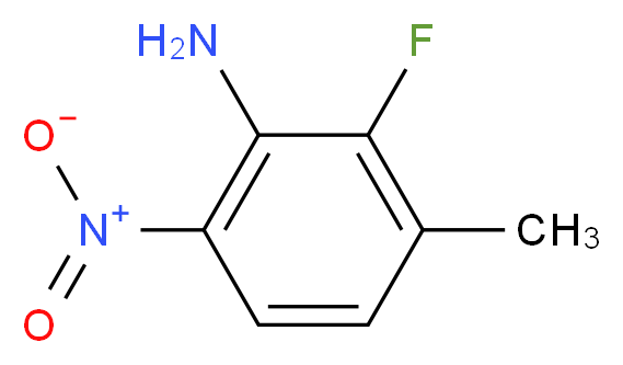 2-fluoro-3-methyl-6-nitroaniline_分子结构_CAS_1261676-68-9