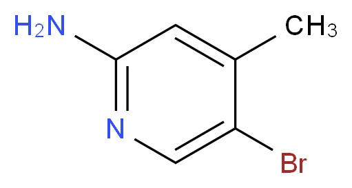 5-bromo-4-methylpyridin-2-amine_分子结构_CAS_98198-48-2