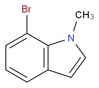 7-bromo-1-methyl-1H-indole_分子结构_CAS_280752-68-3)