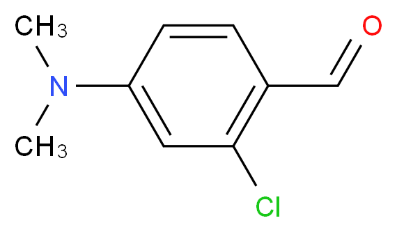 2-chloro-4-(dimethylamino)benzaldehyde_分子结构_CAS_1424-66-4)