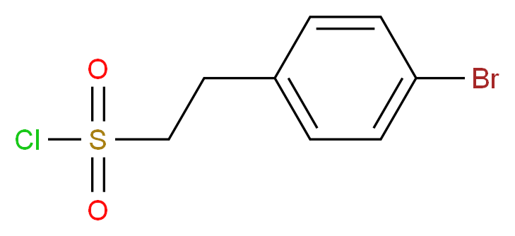 2-(4-bromophenyl)ethane-1-sulfonyl chloride_分子结构_CAS_711018-68-7