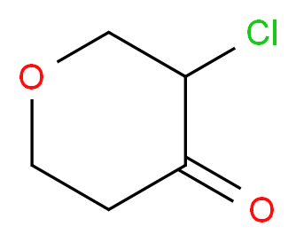 3-Chloro-tetrahydro-pyran-4-one_分子结构_CAS_160427-98-5)