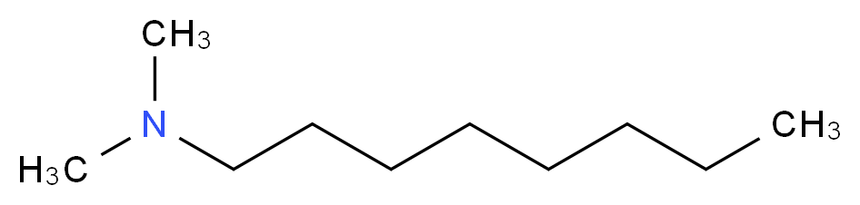 N,N-dimethyloctan-1-amine_分子结构_CAS_)