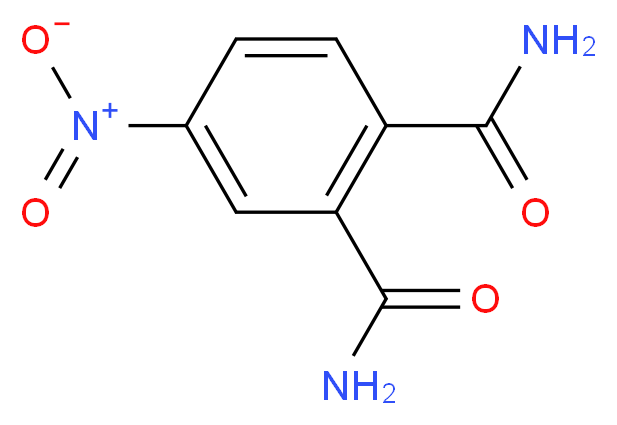 4-nitrobenzene-1,2-dicarboxamide_分子结构_CAS_13138-53-9