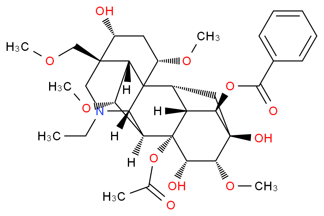 Aconitine_分子结构_CAS_302-27-2)