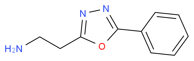 2-(5-phenyl-1,3,4-oxadiazol-2-yl)ethan-1-amine_分子结构_CAS_933734-96-4