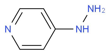 4-hydrazinylpyridine_分子结构_CAS_)