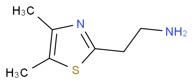 2-(4,5-dimethyl-1,3-thiazol-2-yl)ethan-1-amine_分子结构_CAS_)