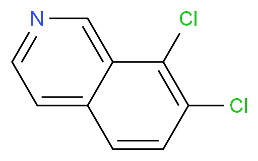 7,8-Dichloroisoquinoline 98%_分子结构_CAS_61563-36-8)