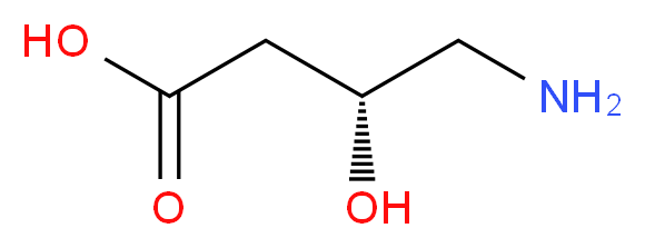 (3R)-4-amino-3-hydroxybutanoic acid_分子结构_CAS_7013-07-2