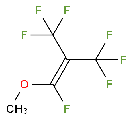 1,3,3,3-tetrafluoro-1-methoxy-2-(trifluoromethyl)prop-1-ene_分子结构_CAS_360-53-2