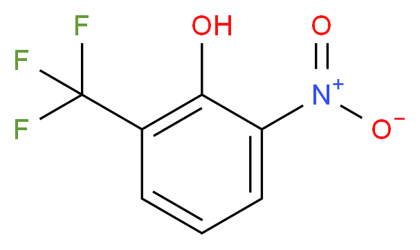 2-nitro-6-(trifluoromethyl)phenol_分子结构_CAS_1548-62-5