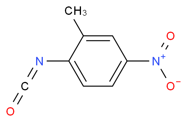 2-甲基-4-异氰酸硝基苯_分子结构_CAS_56309-59-2)