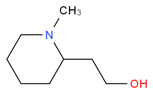 2-(1-methylpiperidin-2-yl)ethan-1-ol_分子结构_CAS_)