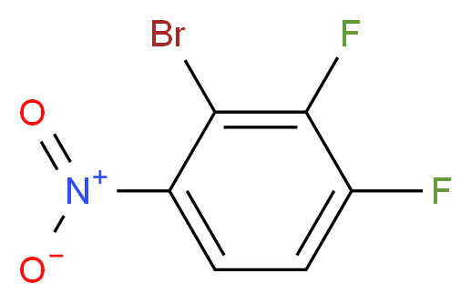 2-Bromo-3,4-difluoro-1-nitrobenzene_分子结构_CAS_350699-92-2)