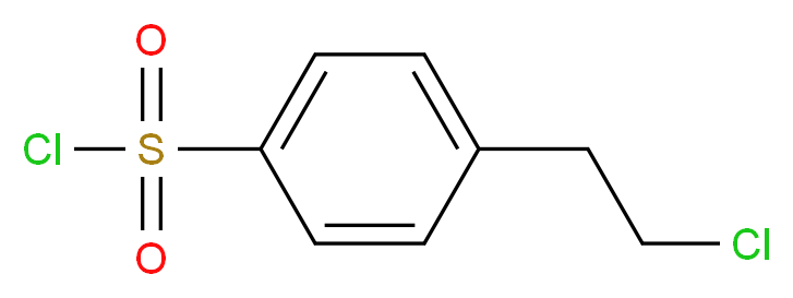 4-(2-chloroethyl)benzene-1-sulfonyl chloride_分子结构_CAS_4796-23-0)