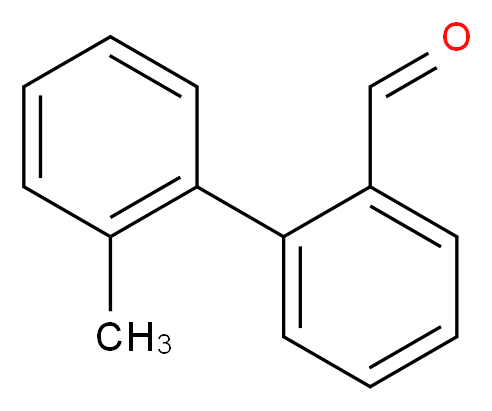 2'-甲基联苯-2-甲醛_分子结构_CAS_7111-68-4)