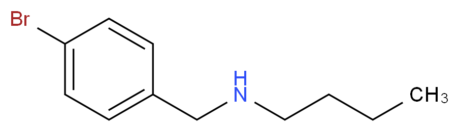 [(4-bromophenyl)methyl](butyl)amine_分子结构_CAS_60509-40-2