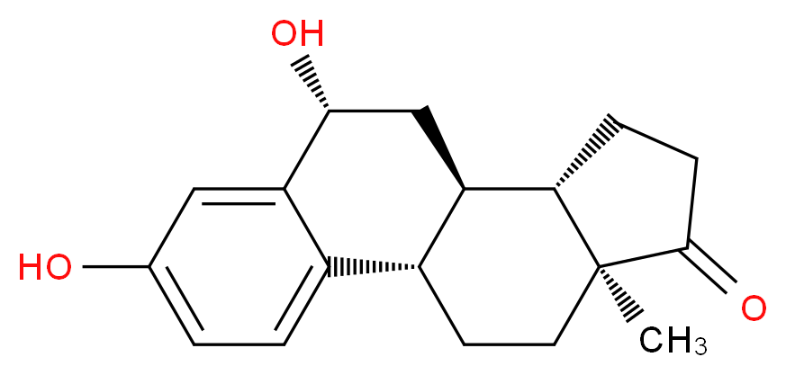 6β-Hydroxy Estrone_分子结构_CAS_1229-25-0)