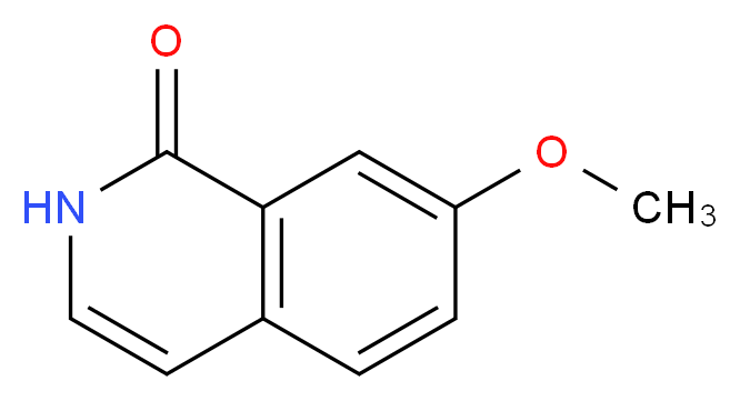 7-methoxyisoquinolin-1(2H)-one_分子结构_CAS_16027-16-0)