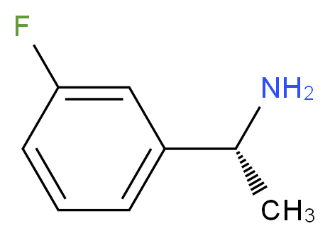 (1R)-1-(3-fluorophenyl)ethan-1-amine_分子结构_CAS_)