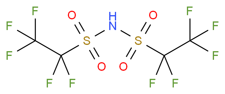 1,1,2,2,2-pentafluoro-N-(pentafluoroethanesulfonyl)ethane-1-sulfonamide_分子结构_CAS_152894-10-5