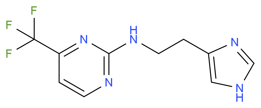 N-[2-(1H-imidazol-4-yl)ethyl]-4-(trifluoromethyl)pyrimidin-2-amine_分子结构_CAS_)