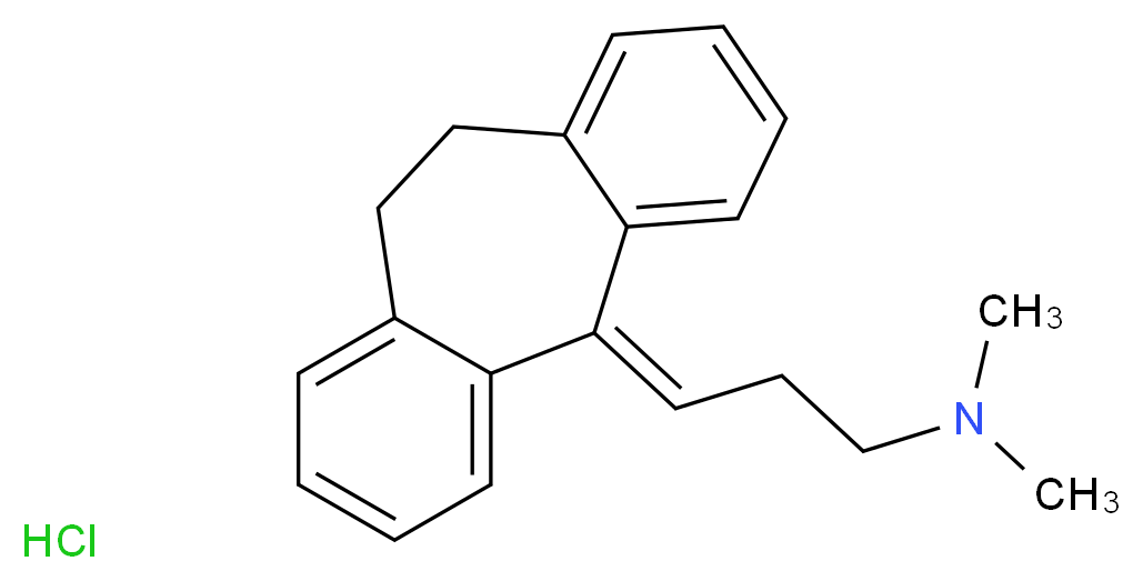 AMITRIPTYLINE HYDROCHLORIDE_分子结构_CAS_549-18-8)