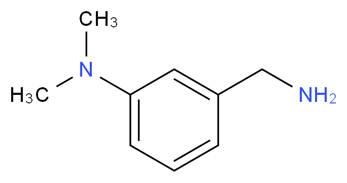 3-(Aminomethyl)-N,N-dimethylaniline_分子结构_CAS_)