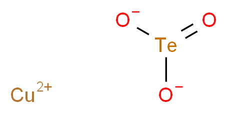 CUPRIC TELLURITE_分子结构_CAS_13812-58-3)