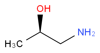 (2R)-1-aminopropan-2-ol_分子结构_CAS_2799-17-9