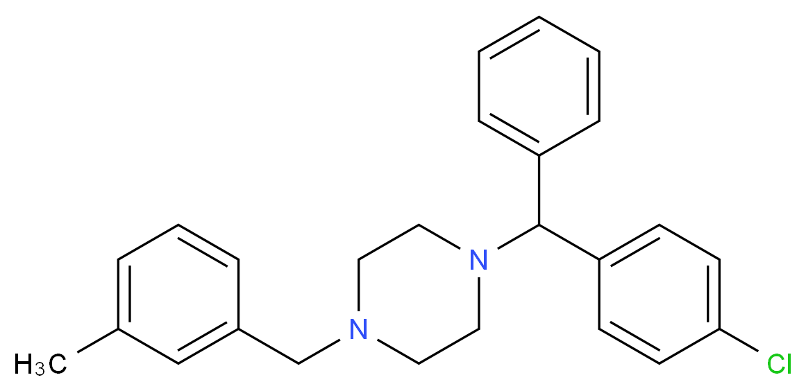 Meclozine_分子结构_CAS_569-65-3)