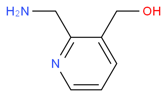 3-(HYDROXYMETHYL)-2-PYRIDINEMETHYLAMINE_分子结构_CAS_885523-70-6)